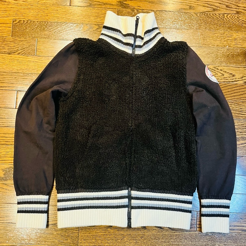 Napapijri Sherpa Fleece Jacket | Norwegian Flag | Women’s S/M | Rare